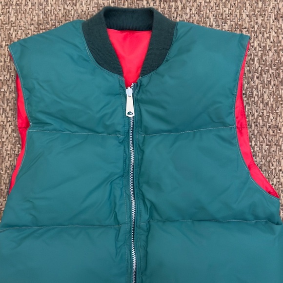 Vintage Reversible Down Puffer Vest - Picture 2 of 12
